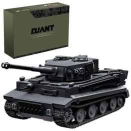 DUANT 39062 Tiger Tank No.1322 Bausteinsatz, 1622 Stück Militär 1:28 Maßstab Panzer Modell Spielzeug, Raumdekoration oder Sammlung (97015) - 1