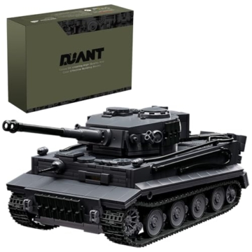 DUANT 39062 Tiger Tank No.1322 Bausteinsatz, 1622 Stück Militär 1:28 Maßstab Panzer Modell Spielzeug, Raumdekoration oder Sammlung (97015) - 1