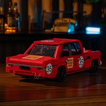 DUANT 39128 Hochleistungs Rennwagen Klemmbausteine Technik, 1652 Teile MOC Nr. 34, klassisches Supercar Spielzeugmodell, EIN Sportwagen für Erwachsene Sammler und zur Ausstellung. - 3