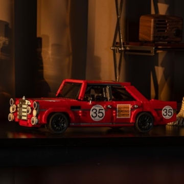 DUANT 39128 Hochleistungs Rennwagen Klemmbausteine Technik, 1652 Teile MOC Nr. 34, klassisches Supercar Spielzeugmodell, EIN Sportwagen für Erwachsene Sammler und zur Ausstellung. - 5