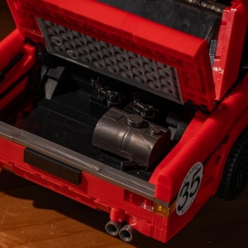 DUANT 39128 Hochleistungs Rennwagen Klemmbausteine Technik, 1652 Teile MOC Nr. 34, klassisches Supercar Spielzeugmodell, EIN Sportwagen für Erwachsene Sammler und zur Ausstellung. - 7