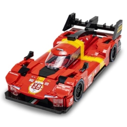 DUANT 499P Rennwagen Klemmbausteine Bausatz- 980 Teile, erweiterte Supercar Modell, technische Sportwagen Bausteine Set, Herausforderung BAU Spielzeug Geschenk für Hobbyisten und Erwachsene - 1