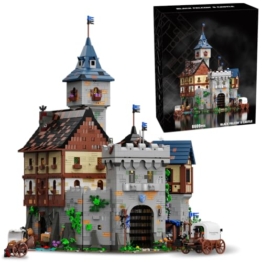 DUANT 59014 Border Castle Building Block Set, 6609 Stück Mittelalter Border Castle House Modell Baustein Set, Erwachsene Kreative Enthusiasten Modell Geschenke und Einzigartige Sammlerstücke - 1