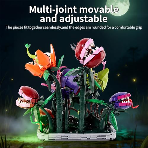 DUANT 59026 Cannibal Blume Manor Baustein Set, 1266pcs Cannibal Blume Manor Modell kreative Enthusiasten Geschenke und Einzigartige Sammlerstücke - 3