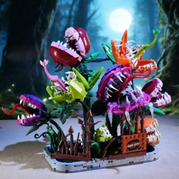 DUANT 59026 Cannibal Blume Manor Baustein Set, 1266pcs Cannibal Blume Manor Modell kreative Enthusiasten Geschenke und Einzigartige Sammlerstücke - 7