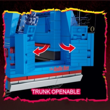 DUANT 59032 Bus Baustein Set, 730pcs Auto Modell Kreative Enthusiasten Geschenke und Einzigartige Sammlerstücke - 6
