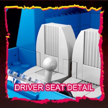 DUANT 59032 Bus Baustein Set, 730pcs Auto Modell Kreative Enthusiasten Geschenke und Einzigartige Sammlerstücke - 7