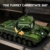 DUANT 97011 M26 Pershing Heavy Tank Baustein Set, Militär Panzer Modell Spielzeug Kit, 1703 Stück Erwachsene MOC Panzer Fahrzeug Modell Kit, Militär Enthusiast Baustein Spielzeug Geschenk - 4
