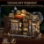 DUANT Café-Haus-Bausteinset, MOC Straßenszene Café-Spielzeugmodell, EIN Hausgeschenk, das Sich für Erwachsene zum Bauen und Ausstellen eignet (59072) - 4