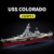 DUANT Colorado Schlachtschiff (BB-45) Klemmbausteine Technik,WW2 Marine Militärschiff Großes MOC-Modell,Geschenk Spielzeug Schiff für Erwachsene Sammler und zur Ausstellung - 2