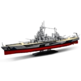 DUANT Colorado Schlachtschiff (BB-45) Klemmbausteine Technik,WW2 Marine Militärschiff Großes MOC-Modell,Geschenk Spielzeug Schiff für Erwachsene Sammler und zur Ausstellung - 1