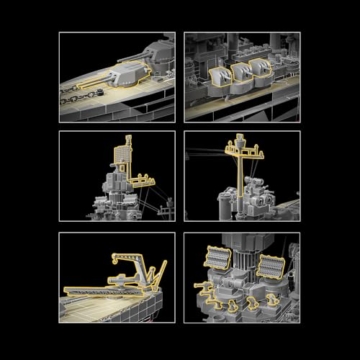 DUANT Colorado Schlachtschiff (BB-45) Klemmbausteine Technik,WW2 Marine Militärschiff Großes MOC-Modell,Geschenk Spielzeug Schiff für Erwachsene Sammler und zur Ausstellung - 4