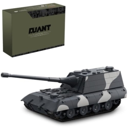 DUANT Jagopanzer E-100 Panzerzerstörer Klemmbausteine Bausatz, 1836 Stück deutsches Militärschweres Panzermodell Bausteine Set, Baugeschenke für Hobbyisten und Erwachsene - 1