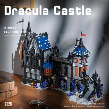 DUANT JD099 Dracula Schloss Klemmbausteine Bausatz, 3007 Stück gotischer Stil MOC modulare Haus Bausteine Modell Set, Bauspielzeug Geschenk für Schloss Enthusiasten und Erwachsene - 2