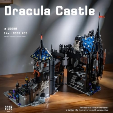 DUANT JD099 Dracula Schloss Klemmbausteine Bausatz, 3007 Stück gotischer Stil MOC modulare Haus Bausteine Modell Set, Bauspielzeug Geschenk für Schloss Enthusiasten und Erwachsene - 7