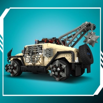 DUANT Max Hammer 2 In 1 Wüste Off Road Fahrzeug Klemmbausteine Bausatz, 2069 Teile Militärisches Humvvee Modell Bausteine Set, Jeep SUV Montage Geschenk für Fans- Hobbyisten und Erwachsene - 3