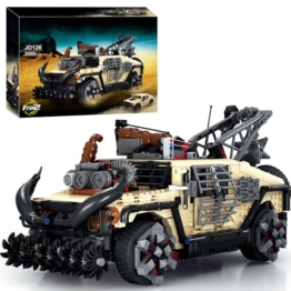 DUANT Max Hammer 2 In 1 Wüste Off Road Fahrzeug Klemmbausteine Bausatz, 2069 Teile Militärisches Humvvee Modell Bausteine Set, Jeep SUV Montage Geschenk für Fans- Hobbyisten und Erwachsene - 1