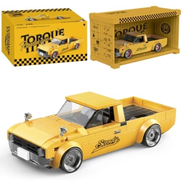 DUANT PB8842 1:32 Freiheit Cruiser Pickup Auto Klemmbausteine Bausatz, 324 Stück Auto Modell Spielzeug mit Display Box, LKW Klemmblöcke für Erwachsene - 1