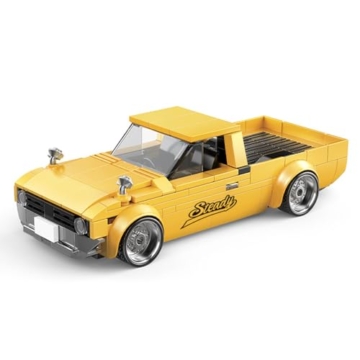DUANT PB8842 1:32 Freiheit Cruiser Pickup Auto Klemmbausteine Bausatz, 324 Stück Auto Modell Spielzeug mit Display Box, LKW Klemmblöcke für Erwachsene - 8
