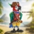 DUANT Piratenpapagei-Bausteinset, Kreative Tierserie, MOC Piratenkapitän, Modellbausteine für Erwachsene zum Sammeln und Ausstellen - 4