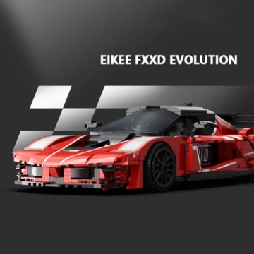 DUANT Supercar-Bausteinspielzeug, 1047 Teile, MOC Klemmbausteine Technik Auto, Spielzeug für Erwachsene zum Ausstellen und Sammeln, Sportwagen-Geschenkspielzeug