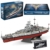 DUANT Technik FC4201 Deutsches Schlachtschiff Bismarck klemmbausteine, 2081 PCS MOC Groß WWII Deutsches Militär Kriegsschiff Marine-Schlachtschiff Modell für Erwachsene - 1
