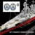 DUANT USS Missouri (BB-63) Klemmbausteine Technik, das dritte Schiff der Iowa-Klasse der US-Marine, ist EIN Sammlerstück und EIN beliebtes Geschenk für Militärbegeisterte und Erwachsene(39071) - 6