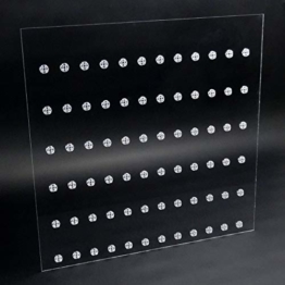 Einleger für 50 x 50 Ribba Rahmen Vitrine für LEGO® Serien Platz für 72 Figuren - 1