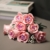 ENJBRICK Rosa Rosen Blumenstrauß Klemmbausteine mit Schleierkraut, Künstliche Blumen Botanische Kollektion, Geschenk für Frauen zum Muttertag, Ästhetische Raumdeko Kompatibel mit Lego - 5