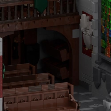 ExPrismarx Mittelalterliche Bausteinset, 11247 Teile Großes Kathedrale MOC Architektur Klemmbausteine Set, historisches Ausstellungsmodell für Enthusiasten Erwachsene - 9