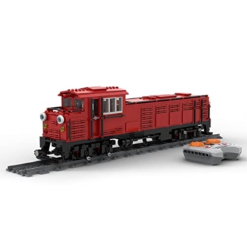 MBKE Technik Zug Bausteine mit Motor, MOC-75548 Japanisch DL 43 Lokomotive Modell Bausatz, City Personenzug Konstruktionsspielzeug, Kompatibel mit Lego