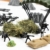Feleph Militär Waffen Swat Set, Armee Krieg Bundeswehr Spielzeug zum Soldaten Figuren, WW2 Moderne Army Pack Kompatibel mit Großen Marken