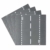 Feleph Stadt Gerade Straßengrundplatte 4 Stück Bausatz 10 x 10 Zoll Grundplatte für Bausteine Kompatibel mit Allen Wichtigen Marken (Gerade 4 Stück)