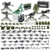 Felicify Waffenspielzeug-Set, 135 Teile Soldaten WW2 Waffenset, Militärische Spielset, Militärische Waffenset, Militärfiguren, Soldatenfiguren, Bausteine für Kinder - 1