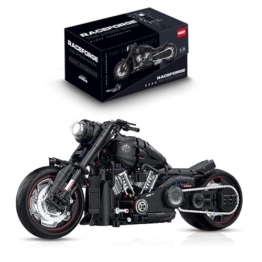 FigureArt Technik Motorrad Klemmbausteine, GULY 60521, 2050 Teile 1:5 Groß MOC Bausatz(Originalverpackung) - 1