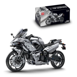 FigureArt Technik Motorrad Klemmbausteine, GULY 60525, 2156 Teile 1:5 Groß MOC Bausatz(Originalverpackung) - 1