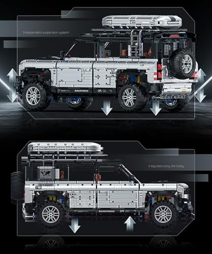 GULY 10620 Technik Offroad Geländewagen (Statische Version)
