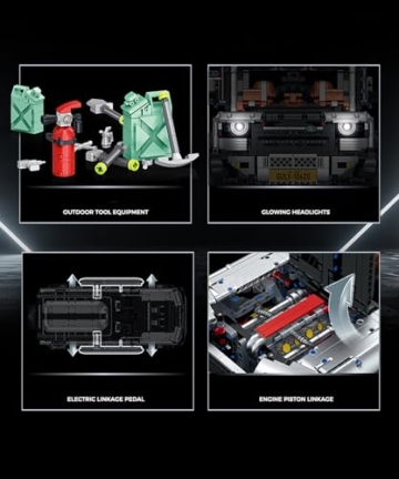 GULY 10620 Technik Offroad Geländewagen (Statische Version)
