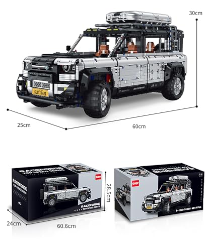 GULY 10620 Technik Offroad Geländewagen (Statische Version) Box und Maße