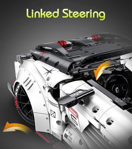 GULY 10630 Technik Sportwagen (Dynamische Deluxe-Edition) Lenkung