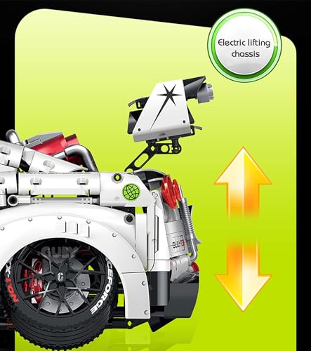 GULY 10630 Technik Sportwagen (Dynamische Deluxe-Edition) Spoiler