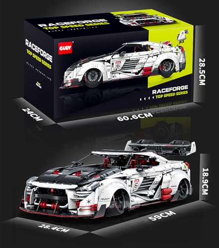 GULY 10630 Technik Sportwagen (Dynamische Deluxe-Edition) Box Maße