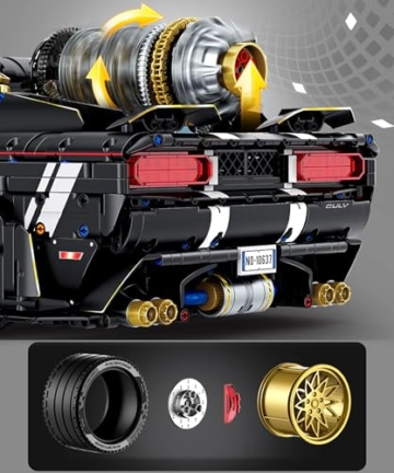 GULY 10637 Technik Sportwagen (Statische Version) Felge