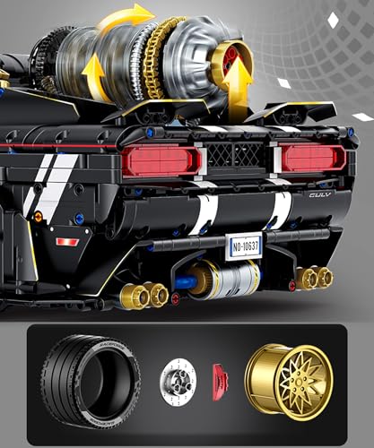 GULY 10637 Technik Sportwagen (Statische Version) Felge