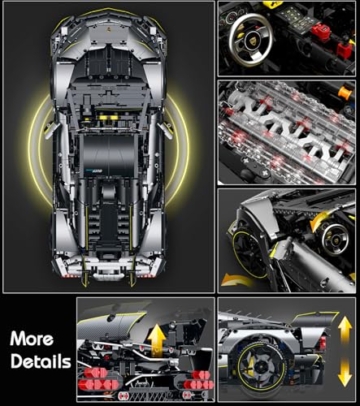 GULY 10638 – der 1:8-Sportwagen (Statische Version) Modell