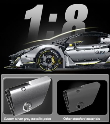 GULY 10638 – der 1:8-Sportwagen (Statische Version)