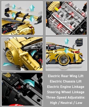 GULY 10640 Technik Supercar (Dynamische Deluxe-Edition) Funktionen