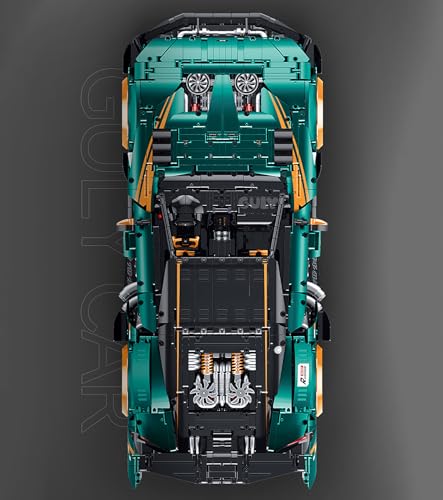 GULY 10647 Technik Sportwagen mit Motoren, LED & Fernsteuerung