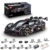 FigureArt Technik Sportwagen Auto Bausatz, GULY 10654, 2104 Teile mit Motoren und LED Groß Ferngesteuert Driften Können Auto MOC Klemmbausteine(Originalverpackung) - 1