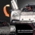 FigureArt Technik Sportwagen Auto Bausatz, GULY 10657, 3314 Teile mit Motoren und LED Groß Ferngesteuert Auto MOC Klemmbausteine für Erwachsene (Originalverpackung) (Dynamische Deluxe-Edition) - 4